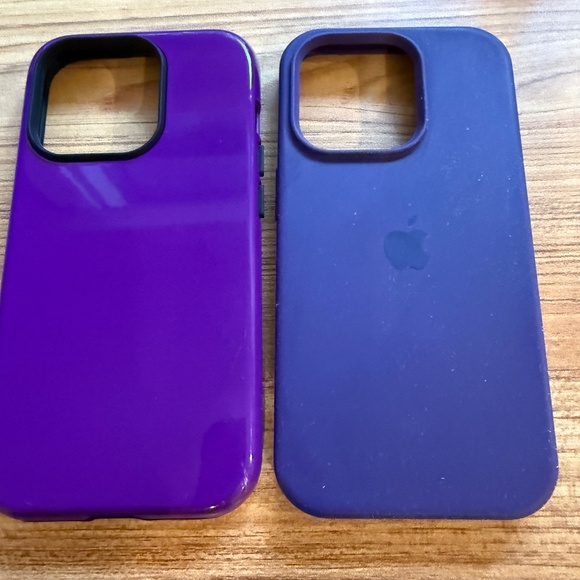 2 purple iPhone 14 pro cases one great price - Picture 1 of 2